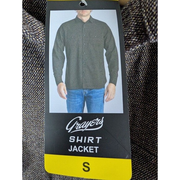 Grayers Shacket Heavy Duty Shirt Jacket Men's Small - Picture 6 of 10